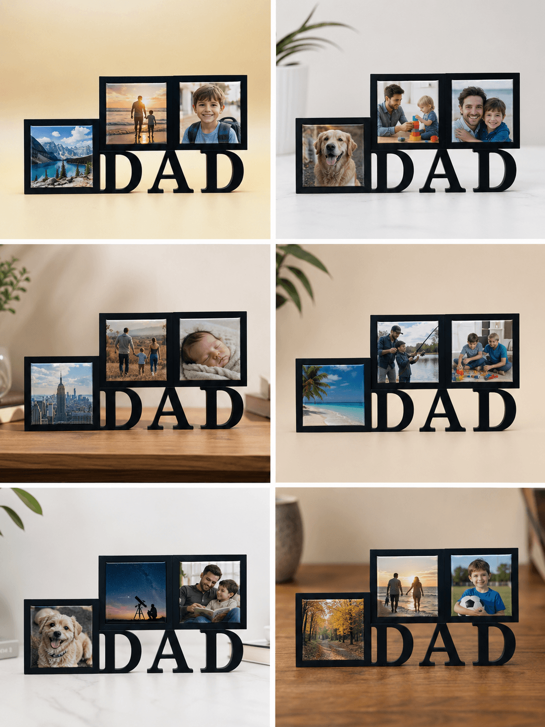"Dad" Frame and Magnet Set 3